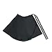 H88 Women Chiffon Ballet Skirt Dance Skate Wrap Over Scarf Dress Size M (Black) # 7310470
