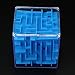 Maze Cube, Forthery 3D Magic Cube Puzzle Box Sequential Puzzles as Christmas Gift Birthday Gift (Blue)