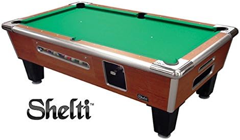 Shelti Bayside Coin Op Pool Table - Cherry - 101"