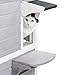 Petsfit Outdoor Cat House, 2 Story Outside Cat Shelter Condo Enclosure with Escape Door for Stray Feral Cats Weatherproof