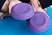 Purple Yoga & Pilates Pads 2 Pack + Travel Bag + Workout E-Book. Mat Support Comfort Padded Discs for Knee Hand Wrist. 3/4 Inch Thick Silicone Cushion Eliminates & Protects Joints Injuries.