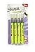 SHARPIE Clear View Highlighter Stick, Yellow, 4/Pack (1950746)
