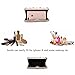 UBORSE Women's Floral Pearl Beaded Evening Handbags Party Clutch Bridal Purse Golden