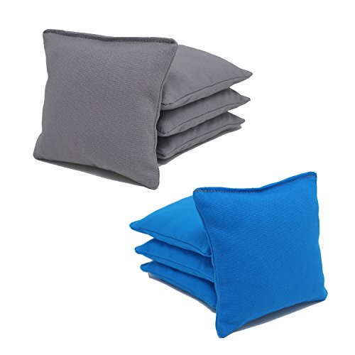Free Donkey Sports ACA Regulation Cornhole Bags (Set of 8) (Turquoise and Gray) 25+ Colors To Choose From.