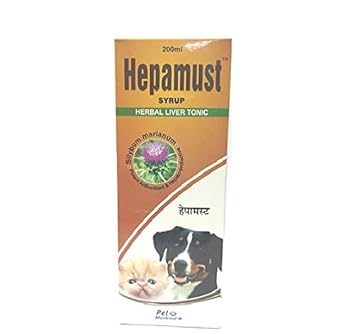 Pawsitively Pet Care Pet Mankind Hepamust Syrup Herbal Liver Tonic For Pets - 200Ml