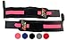 Weight lifting Wrist Wraps (pink wrist wraps) Weightlifting Wraps Lifting Supports for Weightlifting CrossFit and Powerlifting Unisex Improve Hand Strength Support During Weight Lifting. (Black/Pink)