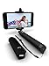 Premium 3-In-1 Bluetooth Selfie Stick (Powered by USA Technology) Plus Portable Charger/Power Bank For iPhone 7, 6, 5 - Get Perfect Selfies & HD Videos