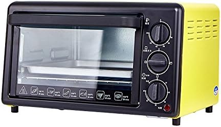 Multifunctional 20L Electric Oven Home Baking Mini Oven Temperature Control Timing,Yellow