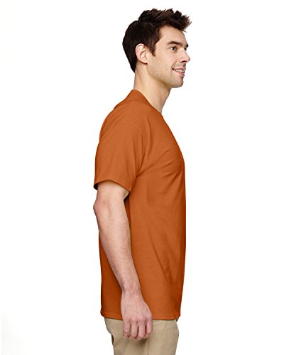 Gildan Uomo Heavy Taped Neck - T-shirt In Cotone Confortevole, Collo E Spalle Rinforzati - 2