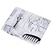 Barber Gown - TOOGOO(R) Hair Salon Cape Haircut Barber Gown Hairdressing Apron Hairdressing Supplies Black+White