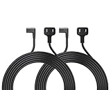 UL Listed Pwr IEC-60320 IEC320 C7 to NEMA 1-15P 2 PACK 12 Ft 2 Prong (Figure 8) Ac Wall Cable 2 Slot Power Cord L-Type for Led Lcd Tv Samsung Lg Sharp; Canon Pixma, Hp Brother Epson Lexmark Printer, Ps2 Ps3 Slim, Ps4, Sonos PLAYBAR, Yamaha Sound Bar, Dell Sony Asus Laptop Charger
