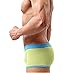 HP95(TM) Men's Bikini Underwear, Low Waist Mesh Transparent Sexy Boxers Bulge Comfy Shorts Underpants Underwear (L, B)