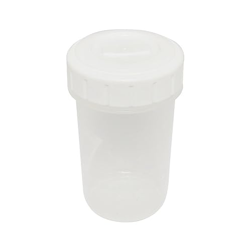 330ml Yellow Screw Cap Lid Microwavable Plastic Drinking Travel Beaker Cup Flask Amazon.co.uk