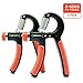 Adjustable Grip Strength Trainer,Hand Exerciser Grip Strengthener Squeeze Spring Resistance 11-132Lbs(5-60KG),Hand Press Exercise Gripper Best for Hand Wrist Forearm Flexor Strengthening Workout