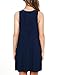 AUSELILY Women's Summer Dress Sleeveless Floral Mini Dresses with Pockets Bohemian Dress 2025 New Navy Blue M