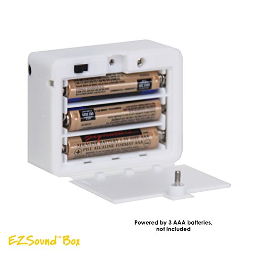 EZSound-Box-Front-Play-Button-for-Personal-Messages-Favorite-Tunes-Stuffed-Toys-Science-Projects-Hobbies-Craft-Projects-Talking-Displays-etc-200-seconds-Rerecordable-thru-Audio-Port