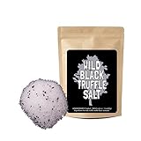 Black Truffle Salt, All Natural Sea Salt With Black Truffles by Wild Foods (Fine) - 3 ounce