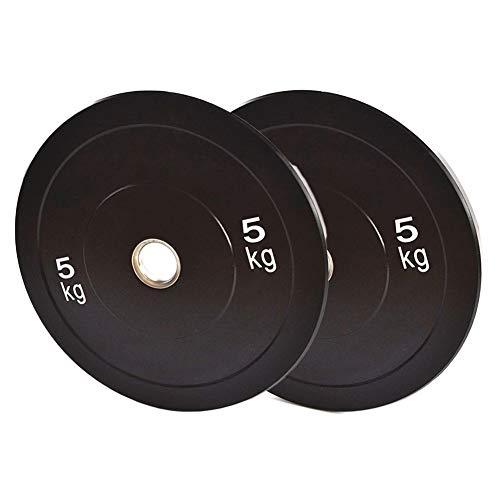 Full-Rubber-Disc-1-Pair-Weightlifting-Barbell-Weight-Plate-Drop-Resistant-and-Durable-Gym-Fitness-Muscle-Exercise-Black