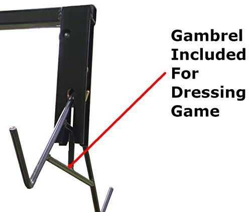 HME Products Truck Hitch Game Hoist - Complete Kit (Includes Winch/Gambrel) Black, 400 - Image 3