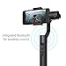 YI Phone Gimbal 3-Axis Handheld Stabilizer with APP Control, Smart Track, 360 Degree Pan for iPhone, Android Smartphones - Black