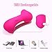 G-Spot Couples Vibrator for Clitoris Stimulation with 10M Remote Control,10 Suctions&Vibrations Nipple Anal Vagina Sucking Vibrator with Dual Motors,Adult Sex Toys for Women (red)