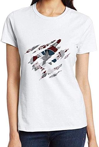 Bhains Ki Ankh Women's Printed Polyester T-Shirts with Short Sleeves and Round Neck