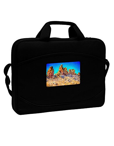 TooLoud Crags in Colorado Watercolor 15" Dark Laptop / Tablet Case Bag