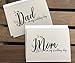 To My MOM and DAD on my WEDDING Day - Recycled Notecard - Eco Friendly - 2 pack
