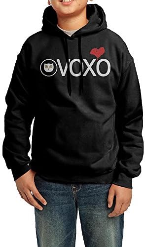 Fantastic Girls OVOXO Bird Heart Logo Sweatshirt Black Color Drawstring