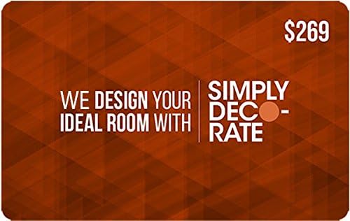 Premium Interior Design Consultation Package Gift Card by Simply Decorate - Exclusive Living Space Decoration Software Provides Furniture &amp; Room Ideas &amp; Solutions, Perfect Wedding, Housewarming Gift