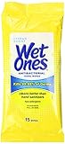 Wet Ones Antibacterial Hand Wipes Travel Pack, 15-Count