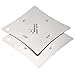 ammoon 2pcs Guitar Fingerboard Fretboard Saddle Nut Radius Gauge Measuring Stainless Steel Tool