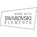 Swarovski Elements Simulated Pearls Station Illusion Sterling Silver Chain Necklace