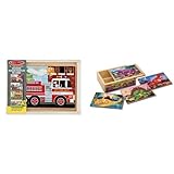 Product Bundle Melissa & Doug Vehicles & Dinosaurs Jigsaw Puzzles Bundle Book