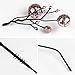 KI Store Rose Gold Christmas Tree Picks Stems Pack of 9 Artificial Glittered Berry Stems Rose Gold Tree Ornaments Decoration for Xmas Tree Halloween Wreath Garland Handcraft