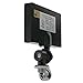 LEDwholesalers Series-5 Ultra-Slim 15W LED Outdoor Security Flood Light Fixture with 1/2” Threaded Knuckle Mount, UL-Listed, Warm White 3000K, 3780WW