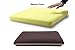 YIHANG Summer Memory Foam Cushion for Any SEAT -Portable Chair Seat Pad for Home and Office, Computer, Couch, Driving, Auto Seat, Wheelchair.(Brown)