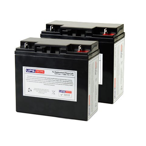 (2) 12V 18Ah NB - Replacement battery set for Datascope Corp 95 Balloon Pump by UPSBatteryCenter