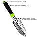 Modern Times Living Transplanter Trowel with Ergonomic Handle from Homegrown Garden Tools; Heavy Duty Polished Aluminium Blade; Includes Burlap Tote Sack - Makes Great Gift