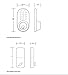 MiLocks DF-02P Keyless Entry Deadbolt Door Lock with Electronic Digital Keypad Entry, Polished Brass , Yellow