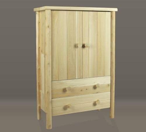 Rustic Natural Cedar Furniture 0200037 Armoire