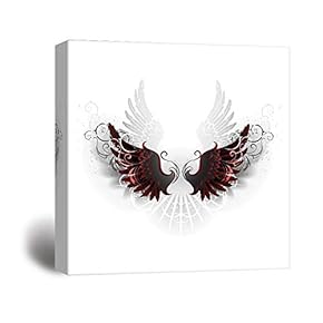 Wall26-Canvas Wall Art-Dragon Wings-Giclee Painting Wall Bedroom Living House Decoration Home Art - 12x12 inches