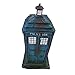 Old Style 1960's Police Box Aquarium Ornament Decor, Fish Safe Polyresin, 7 Inches Tall | Aquarium Fish Tank Tardis Fish Hideout House Resin Ornament, Blue Decoration