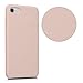 kwmobile Softcase for > Apple iPhone 7 < with artificial leather cover - Back case protective case in beige