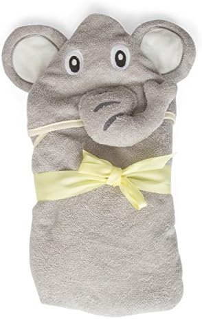 Extra Soft Elephant Towel with Hood for Babies and Toddlers | Perfect for Beach, Pool, and Bath | 100% Cotton and Gender Neutral | Absorbent Hooded Bath Towel for Babies