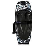 SereneLife Water Sport Kneeboard with Hook For Kids & Adults, Kneeboard with Strap for Boating, Waterboarding, Kneeling Boogie Boarding, Knee Surfing, (SLKB10)