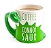 BigMouth Inc. Original Dinosaur Coffee Mug, “Coffee Connoisaur” Ceramic Mug, Coffee Mug, Funny Novelty Gift, 20 oz.
