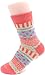JiYe Thermal Fuzzy Wool Socks Women Cozy Winter Crew Socks 5-Pack