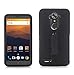 Sikye Hybrid Armor Case,Hard TPU Stand Cover Rugged Impact Resistant Protective Cover Case for ZTE MAX XL/N9560 (Black, ZTE MAX XL/N9560)
