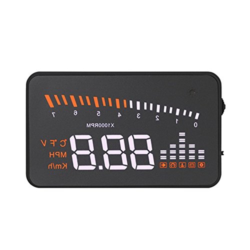 KKmoon Universal Car HUD Head Up Display KM/h & MPH Speeding Warning Windshield Project System